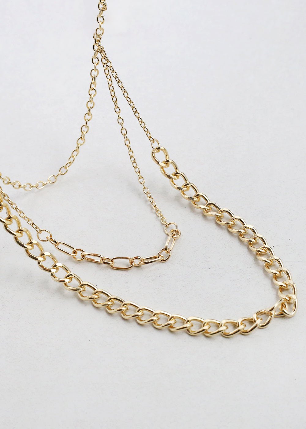3-Piece Multi Layered Chain Necklace – Shop Miss A