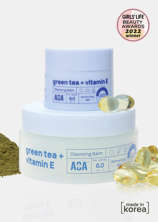 AOA Skin Green Tea + Vitamin E Cleansing Balm product photo