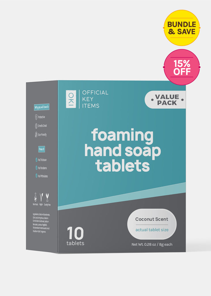 Official Key Items Hand Soap Tablet- Coconut 10 Tablet Bundle (15% SAVE!) LIFE - Shop Miss A