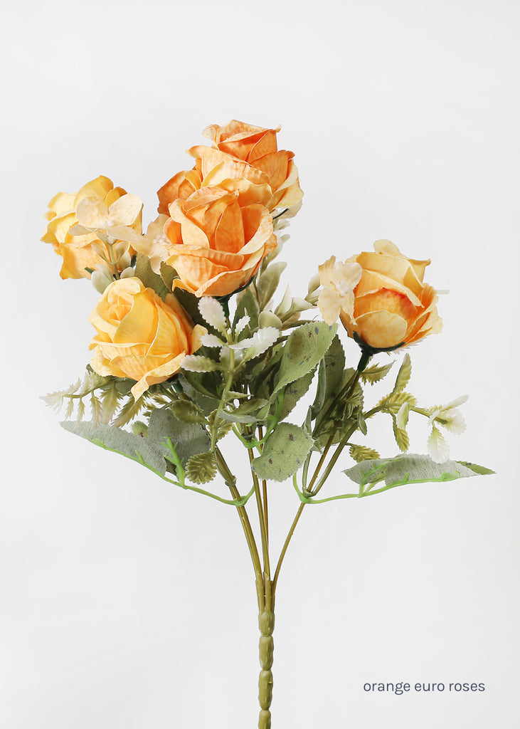 Official Key Items Artificial Flowers - Orange Euro Roses  LIFE - Shop Miss A