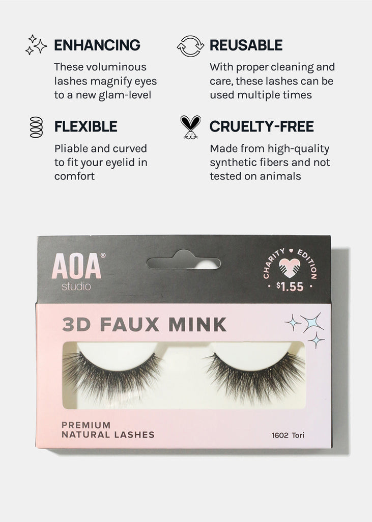 Paw Paw: 3D Faux Mink Lashes - Tori  COSMETICS - Shop Miss A