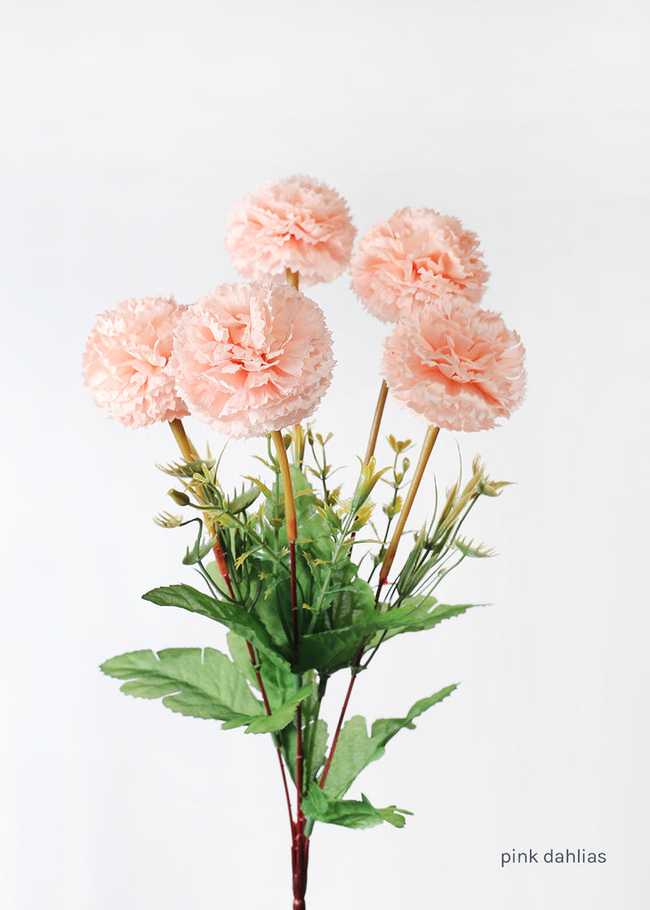 Official Key Items Artificial Flowers - Pink Dahlias  LIFE - Shop Miss A
