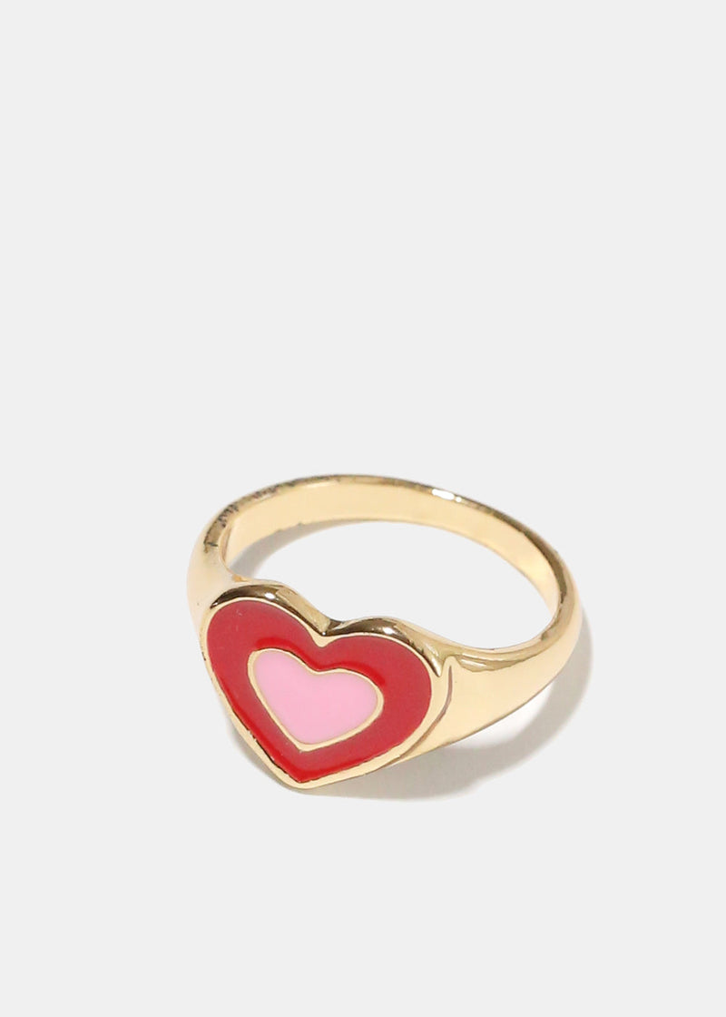 Heart Ring Pink JEWELRY - Shop Miss A