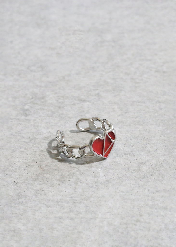 Adjustable Heart Ring S. Multi JEWELRY - Shop Miss A
