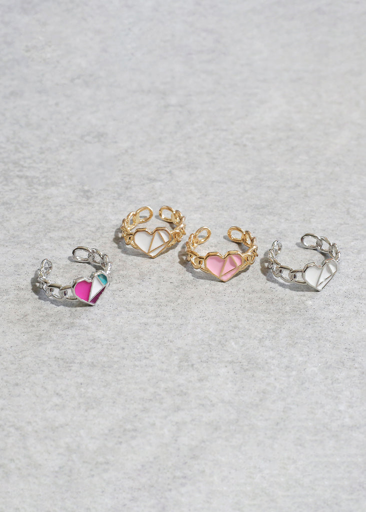 Adjustable Heart Ring  JEWELRY - Shop Miss A
