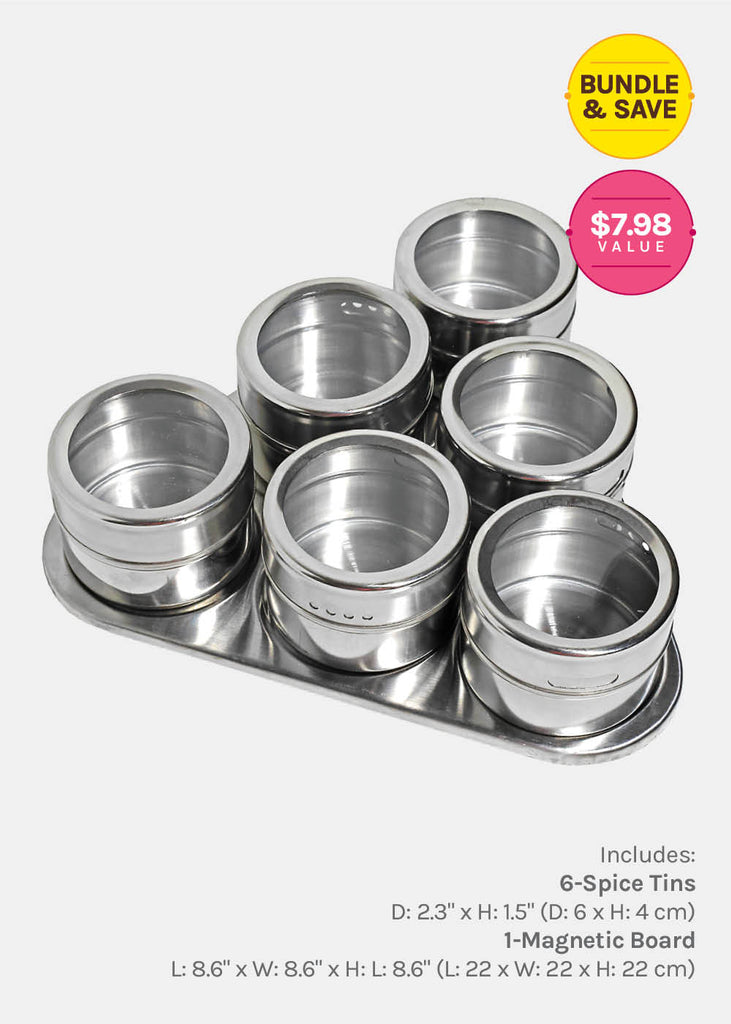 Official Key Items Magnetic Spice Tins 6 Piece Set (Free Rack!) LIFE - Shop Miss A