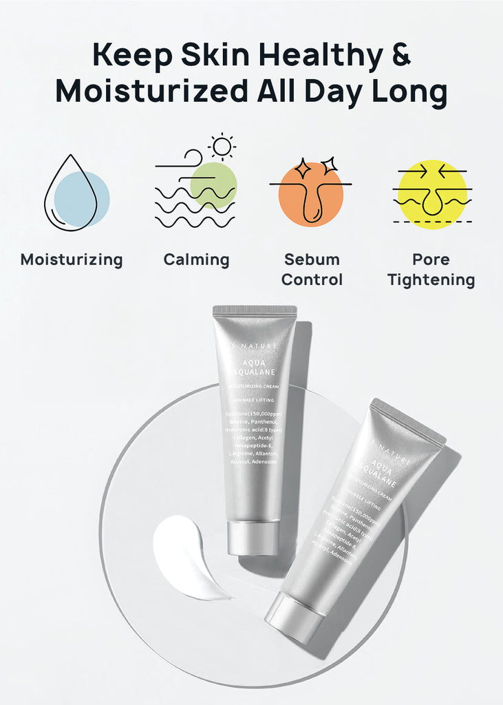 S.NATURE Aqua Squalane Moisturizing Cream 60ml Seoul Scandal - Shop Miss A