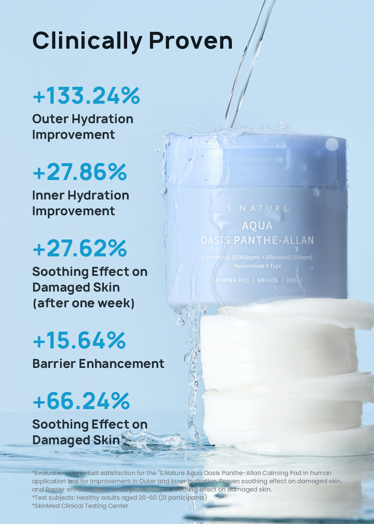 S.NATURE Aqua Oasis Panthe-Allan Calming Pad (60 Pads) Seoul Scandal - Shop Miss A