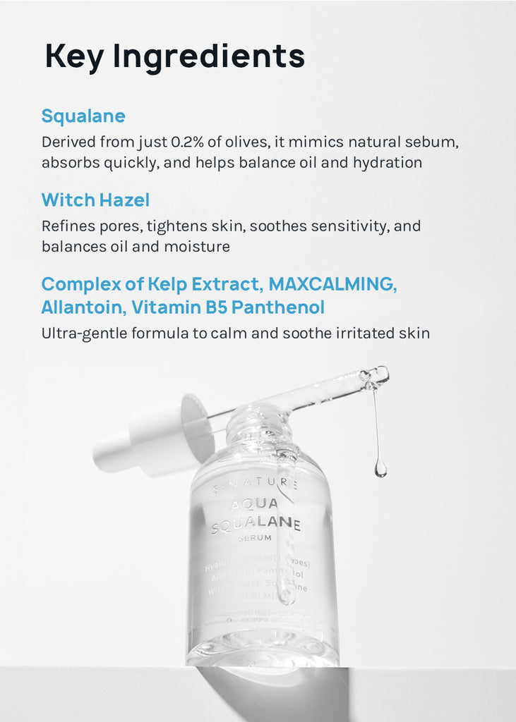 S.NATURE Aqua Squalane Serum 50ml Seoul Scandal - Shop Miss A