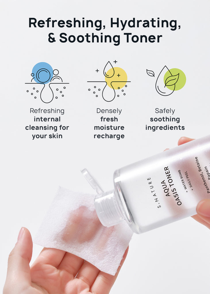 S.NATURE Aqua Oasis Toner 300ml Seoul Scandal - Shop Miss A