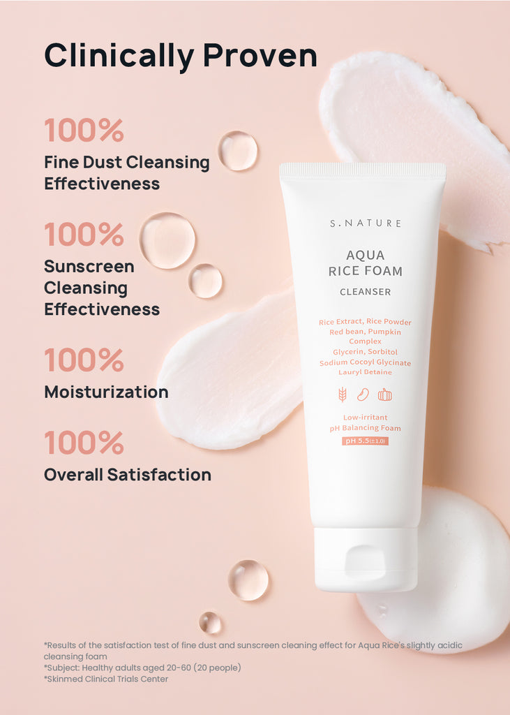 S.NATURE Aqua Rice Foam Cleanser 80ml Seoul Scandal - Shop Miss A