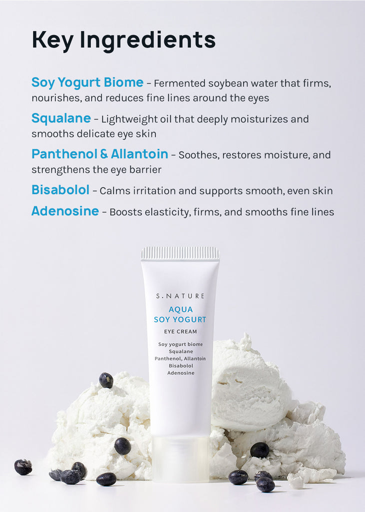 S.NATURE Aqua Soy Yogurt Eye Cream 25ml Seoul Scandal - Shop Miss A