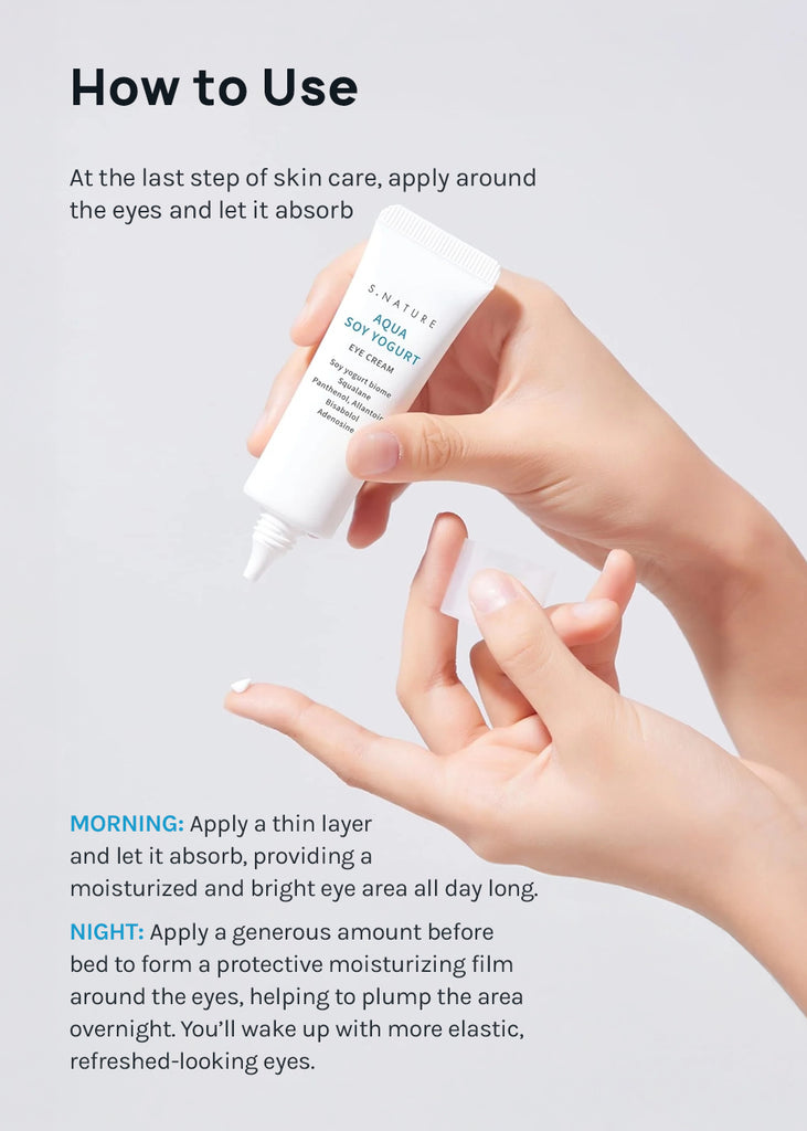 S.NATURE Aqua Soy Yogurt Eye Cream 25ml Seoul Scandal - Shop Miss A