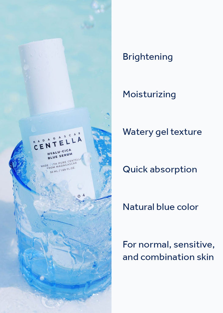 SKIN1004 Madagascar Centella Hyalu-Cica Blue Serum 50ml Seoul Scandal - Shop Miss A