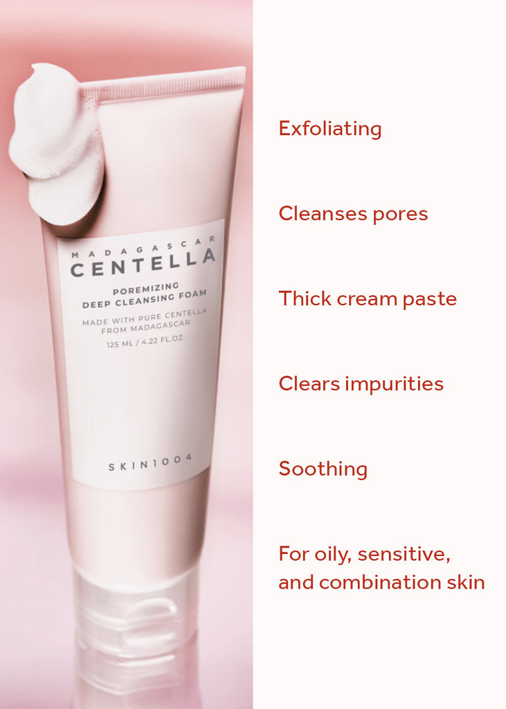 SKIN1004 Madagascar Centella Poremizing Deep Cleansing Foam 125ml Seoul Scandal - Shop Miss A