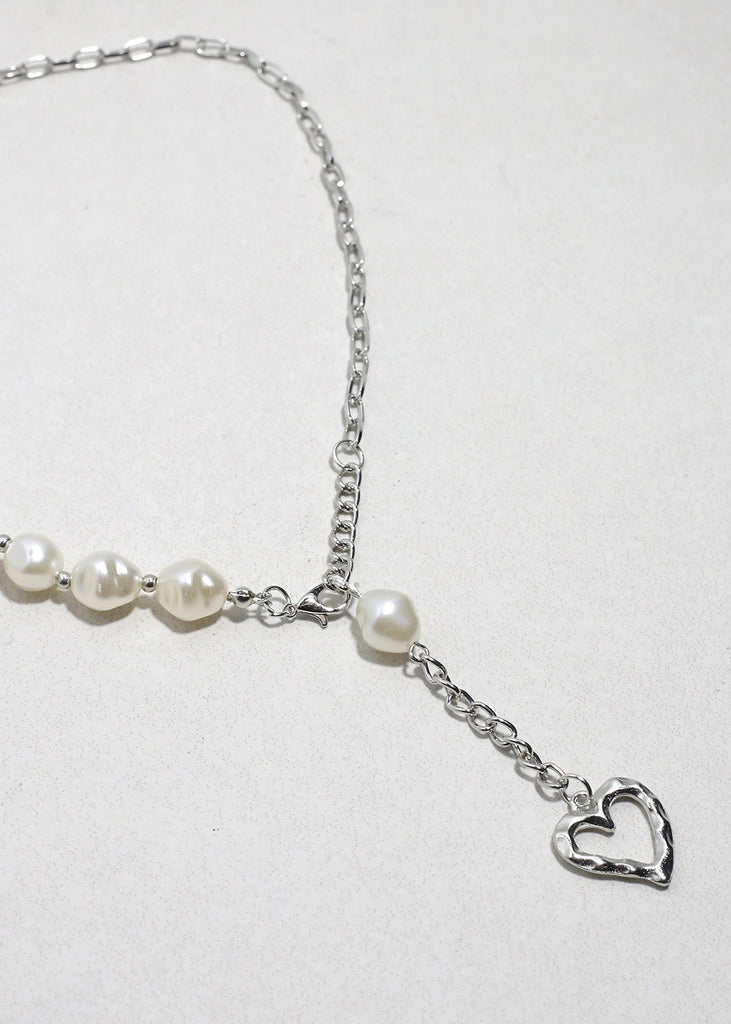 The Heart of Pearls Necklace Set JEWELRY - Shop Miss A