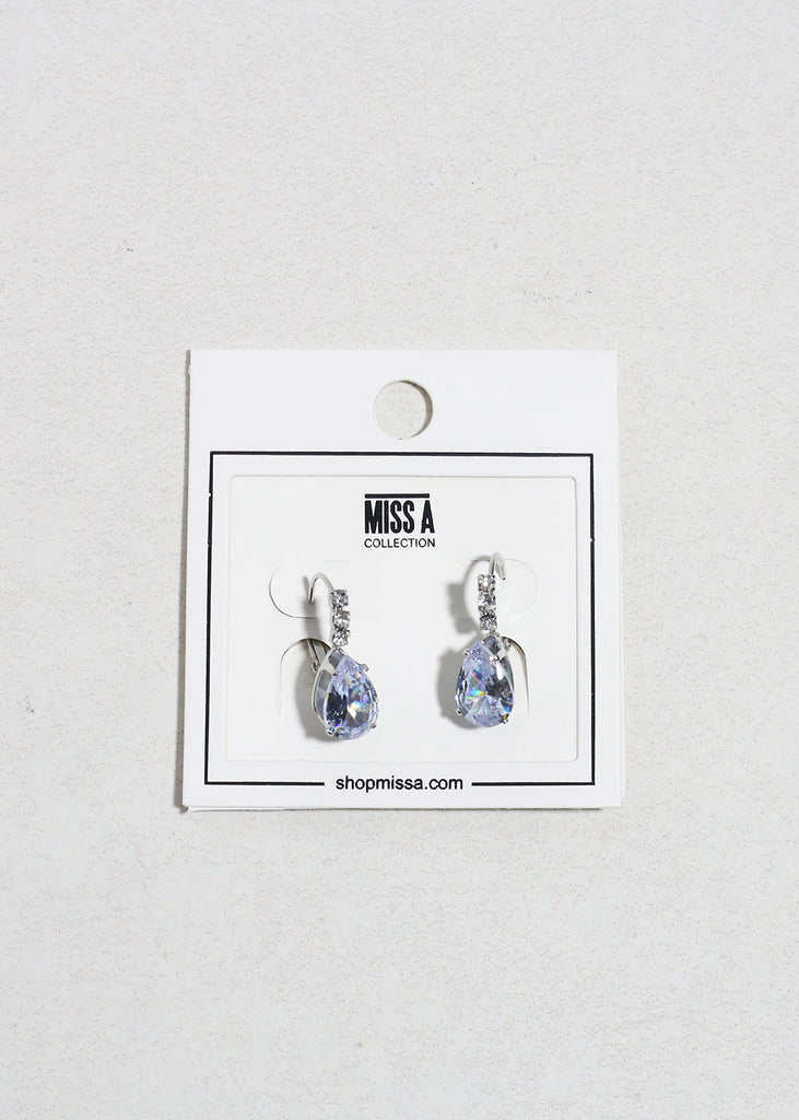 Starlight Drop Earrings Silver JEWELRY - Shop Miss A