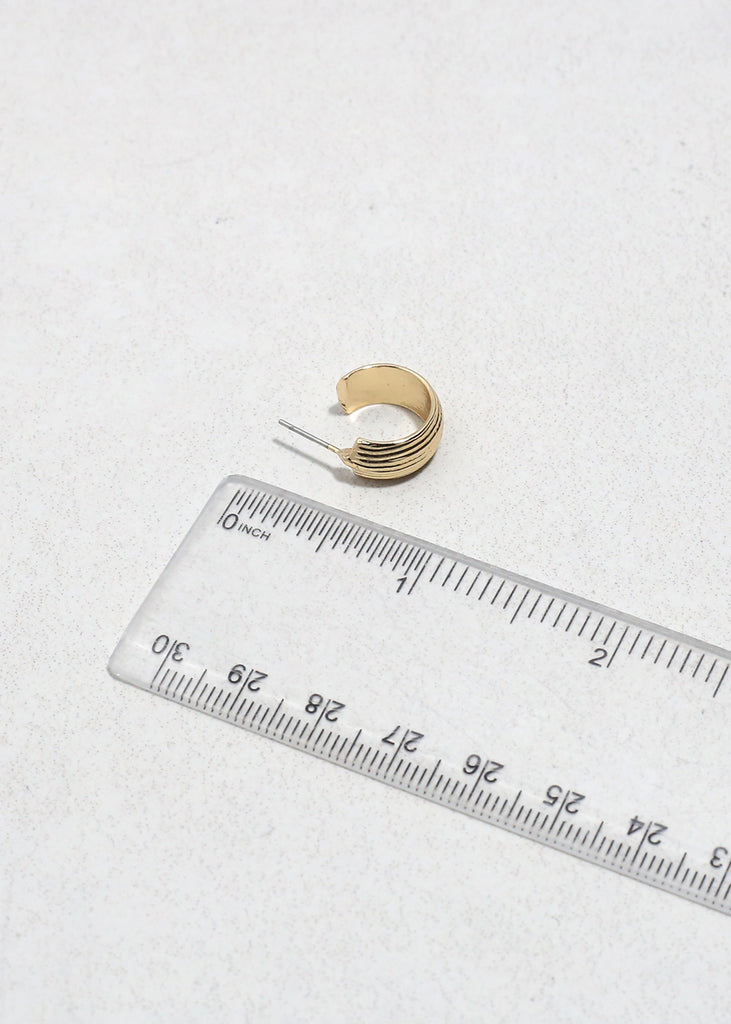 Classic Ribbed Hoops JEWELRY - Shop Miss A