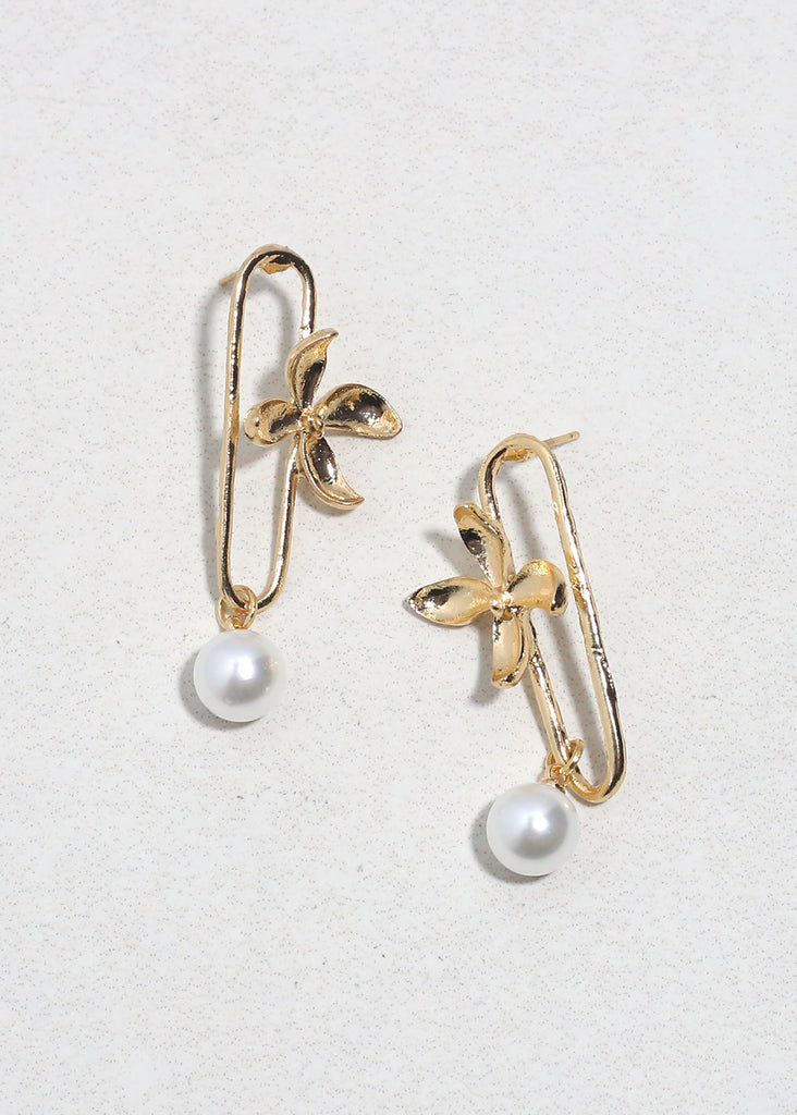 Fleur de Pearl Earrings JEWELRY - Shop Miss A