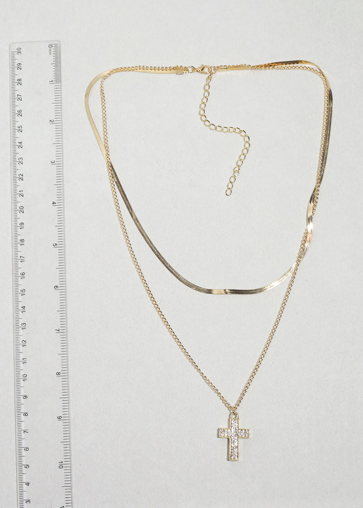 The Lumière Cross Necklace JEWELRY - Shop Miss A