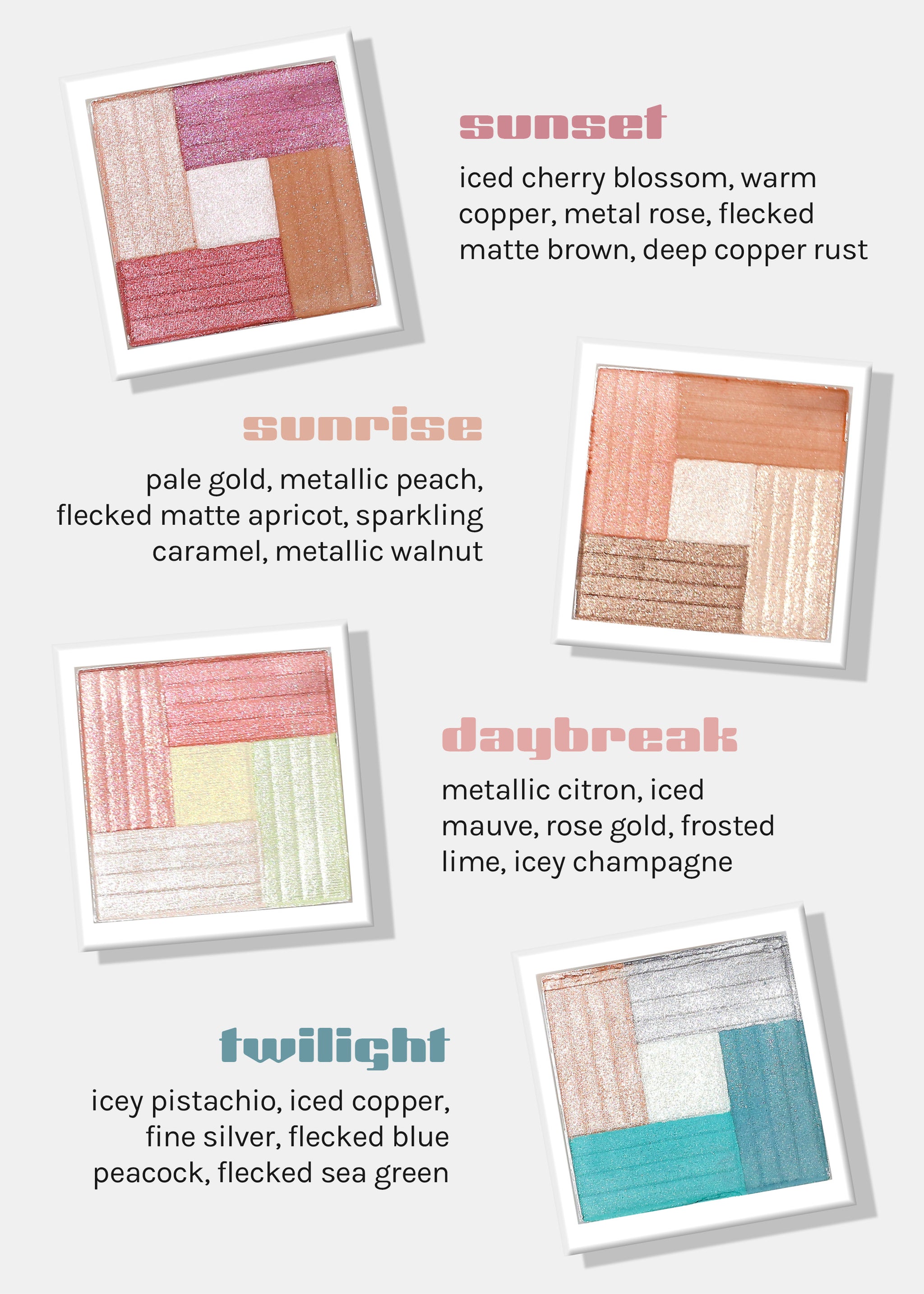 あーみ コスメ AOA Shimmer Brick Eyeshadow – Shop Miss A