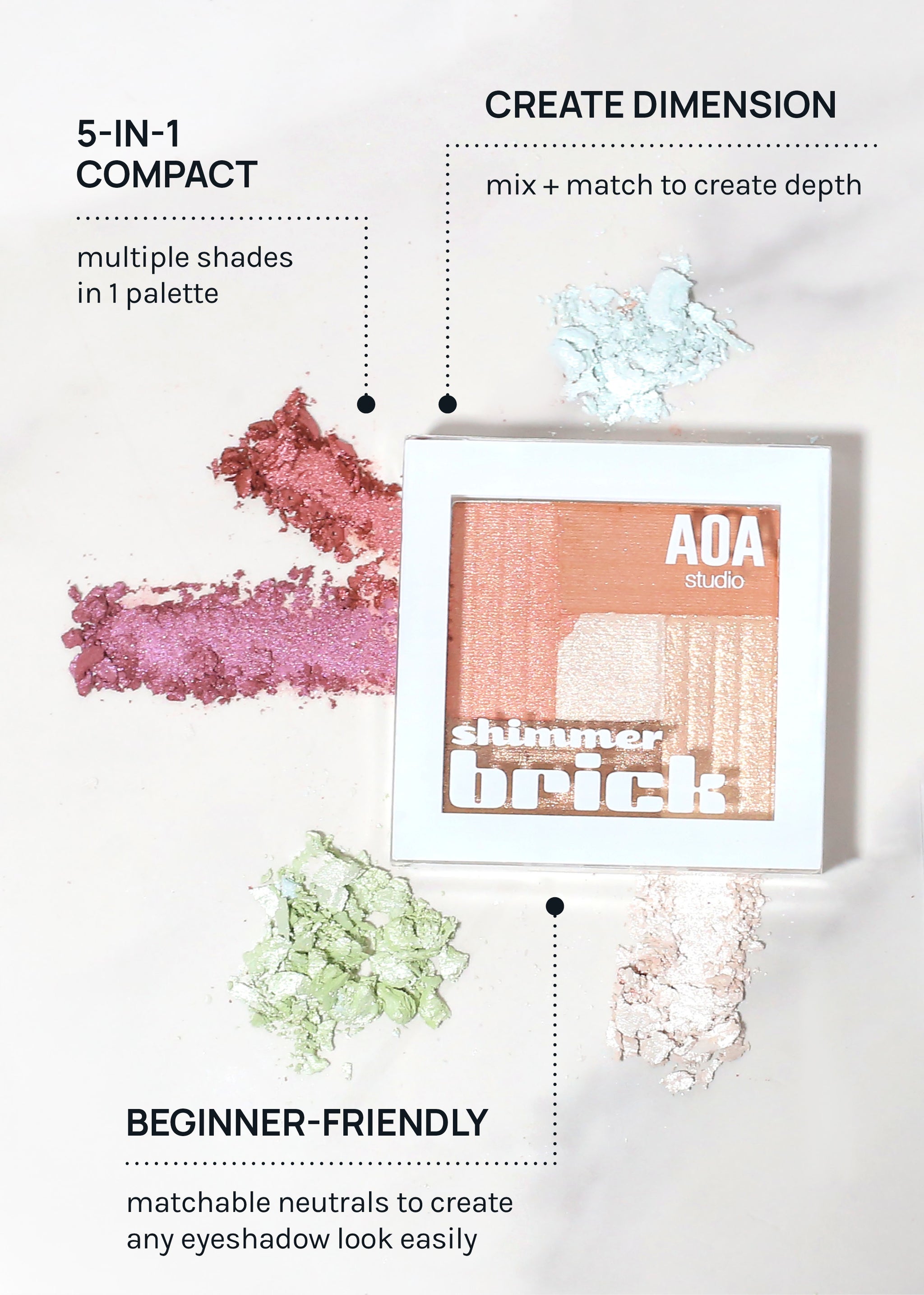 AOA Shimmer Brick Eyeshadow – Shop Miss A