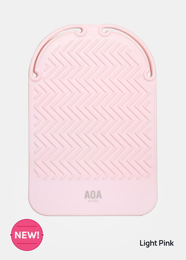 AOA Heat Resistant Hair Tool Mat Light Pink LIFE - Shop Miss A