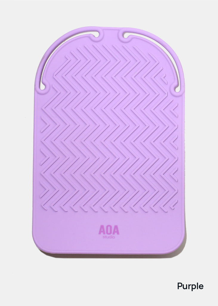 AOA Heat Resistant Hair Tool Mat Purple LIFE - Shop Miss A