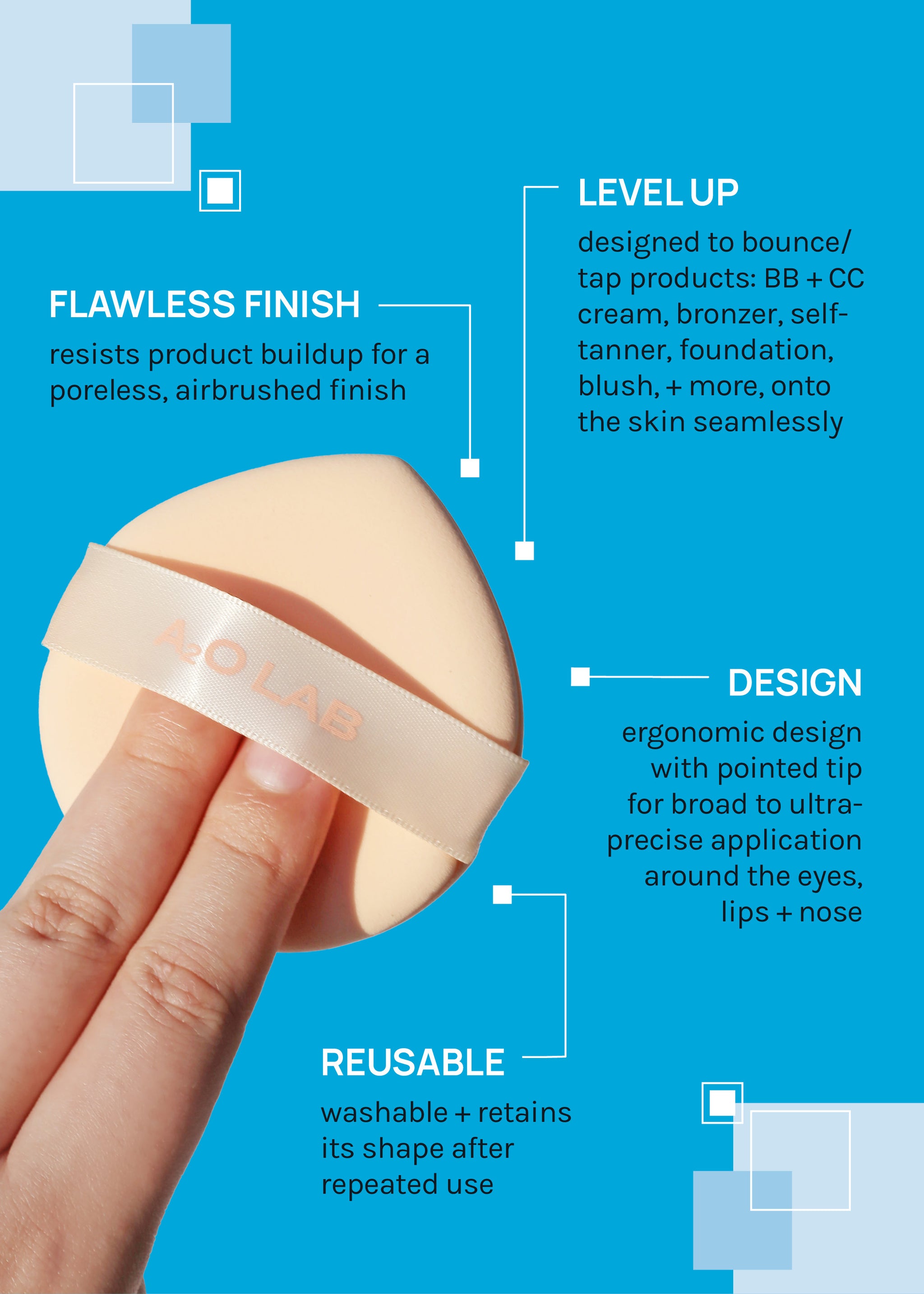 a2o Lab Silky Cloud Sponge – Peach – Shop Miss A