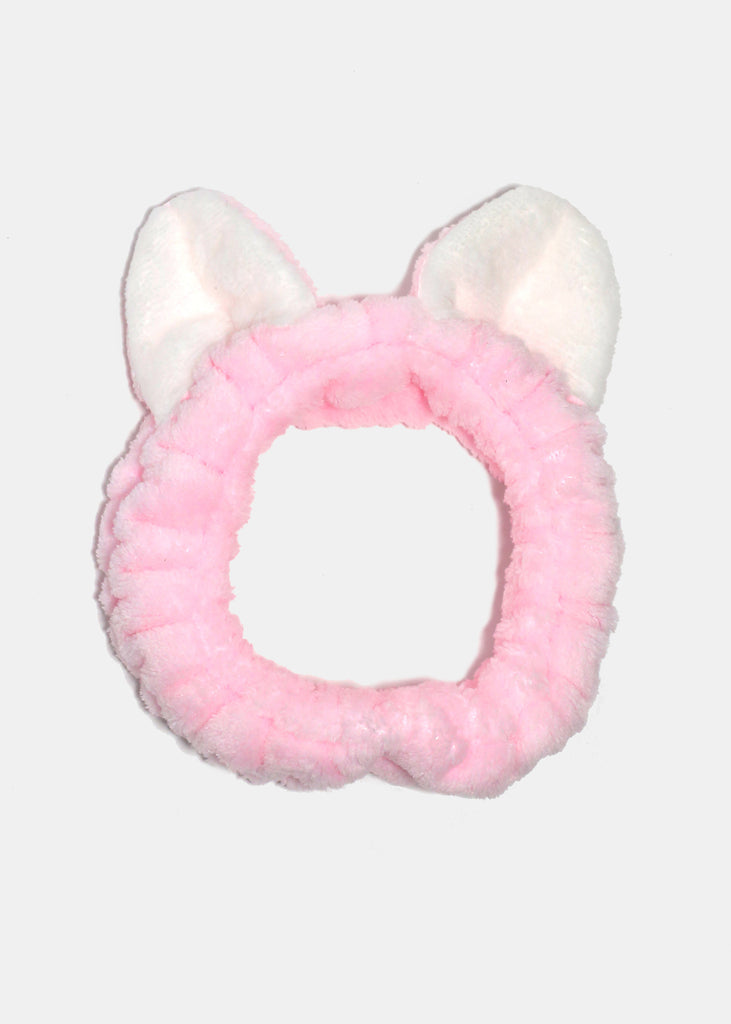 AOA Soft + Plush Headband Pink Ears HAIR - Shop Miss A