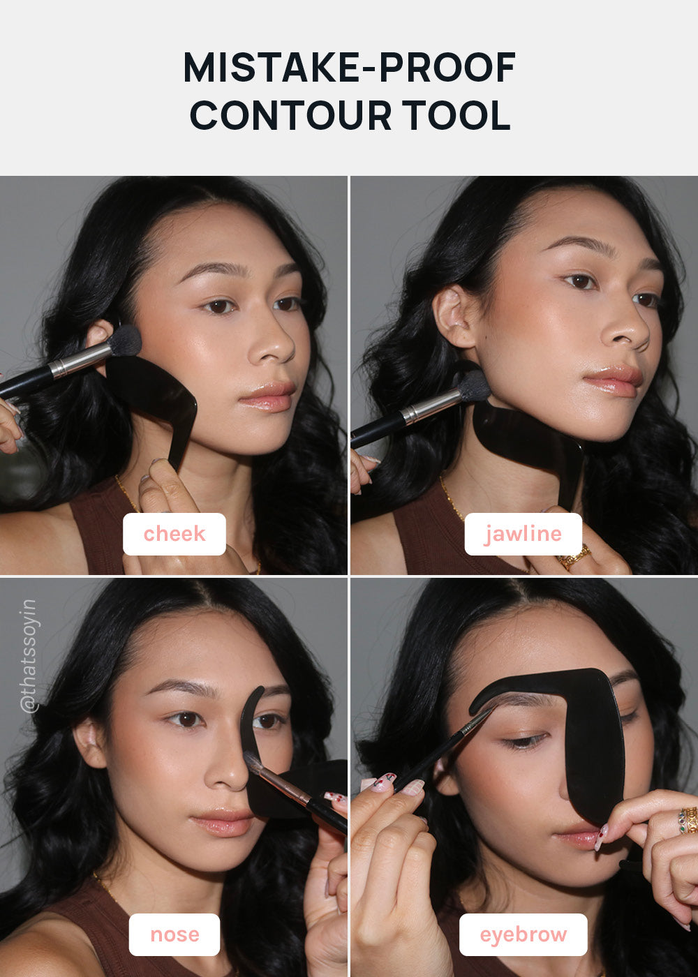 AOA Total Contour Face Stencil – Shop Miss A - Main Image