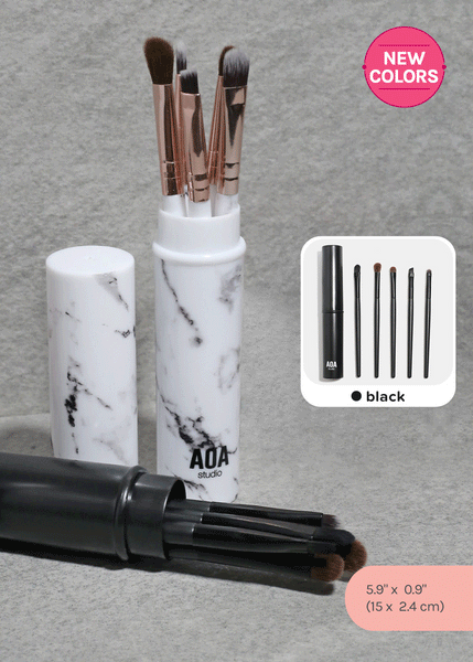 AOA 5 Piece Travel Brush Set + Case – Shop Miss A