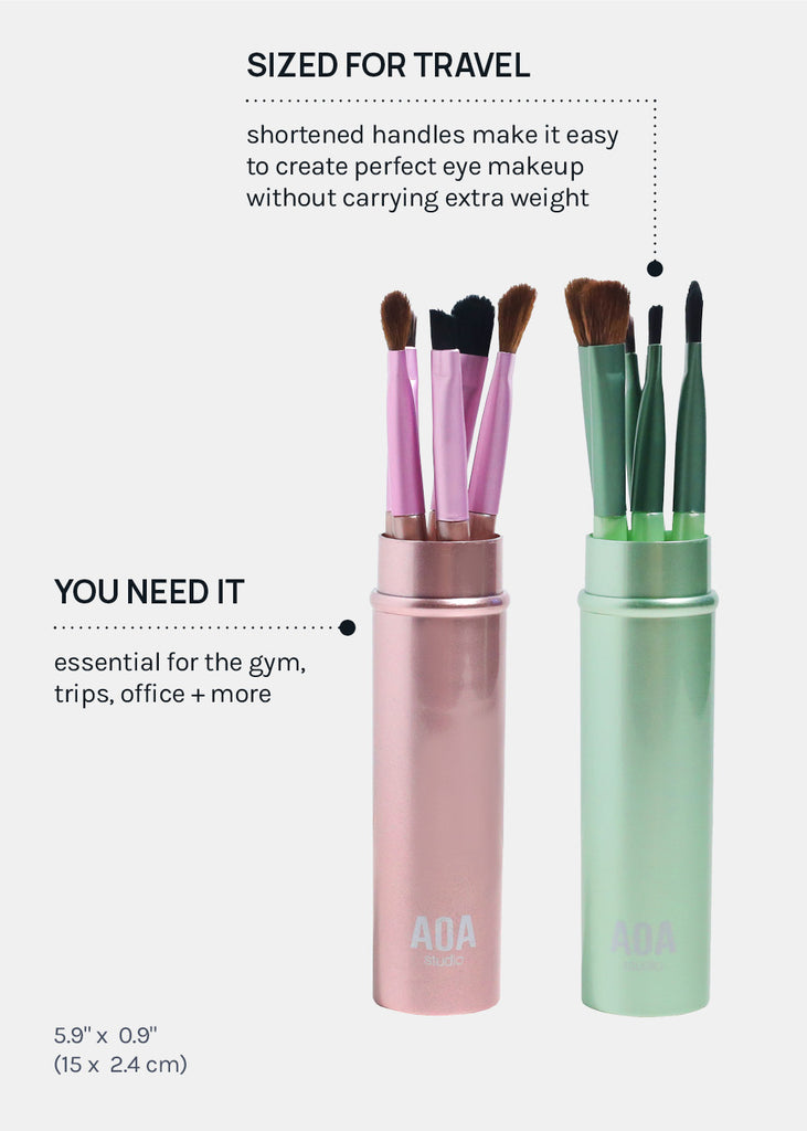 AOA 5 Piece Travel Brush Set + Case – Shop Miss A