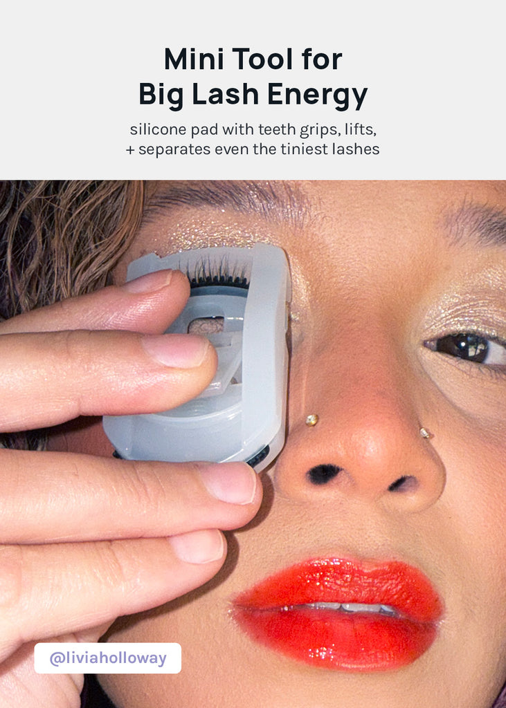 AOA Travel Eyelash Curler with Built-In Comb COSMETICS - Shop Miss A