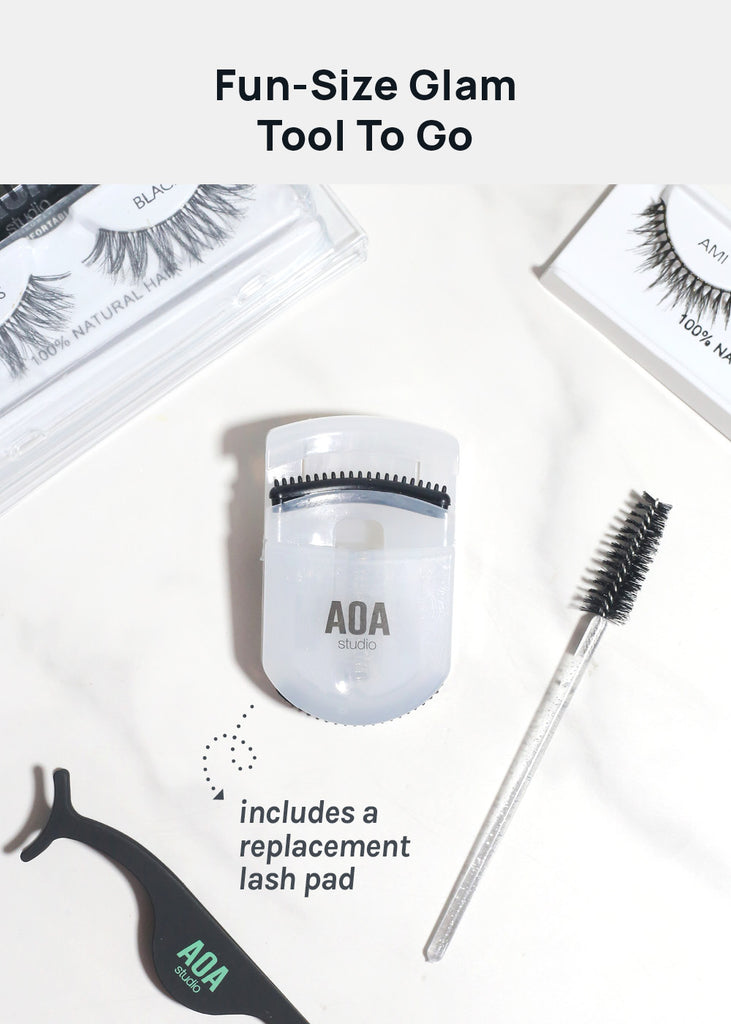AOA Travel Eyelash Curler with Built-In Comb COSMETICS - Shop Miss A
