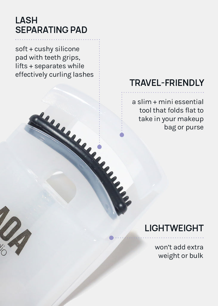 AOA Travel Eyelash Curler with Built-In Comb COSMETICS - Shop Miss A