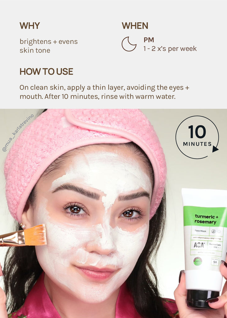 AOA Skin Turmeric + Rosemary Face Mask  Skincare - Shop Miss A
