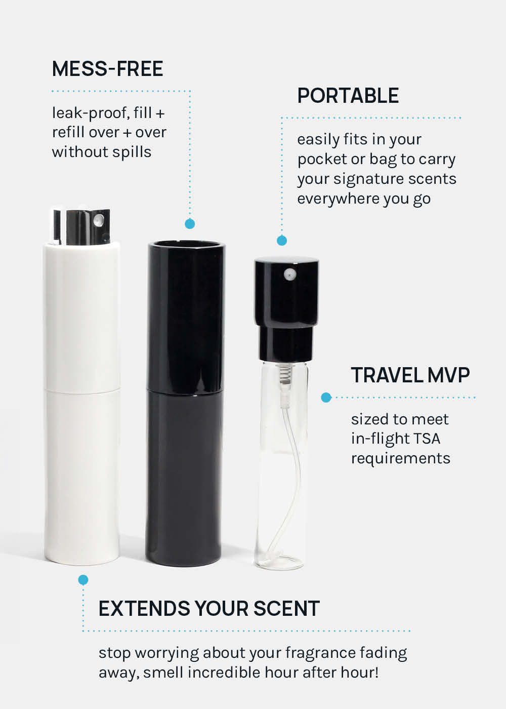 Miss A Twist + Spray Refillable Perfume Atomizer – Shop Miss A
