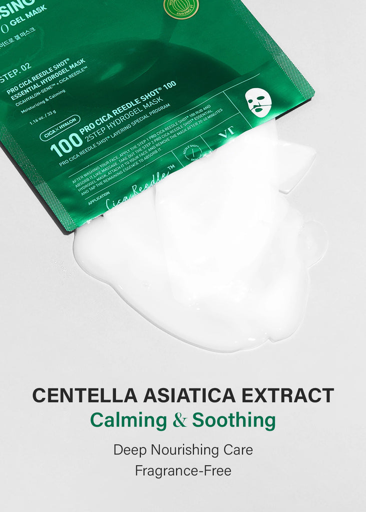 VT Pro Cica Reedle Shot 100 2-Step Hydrogel Mask (1 Mask) – Shop