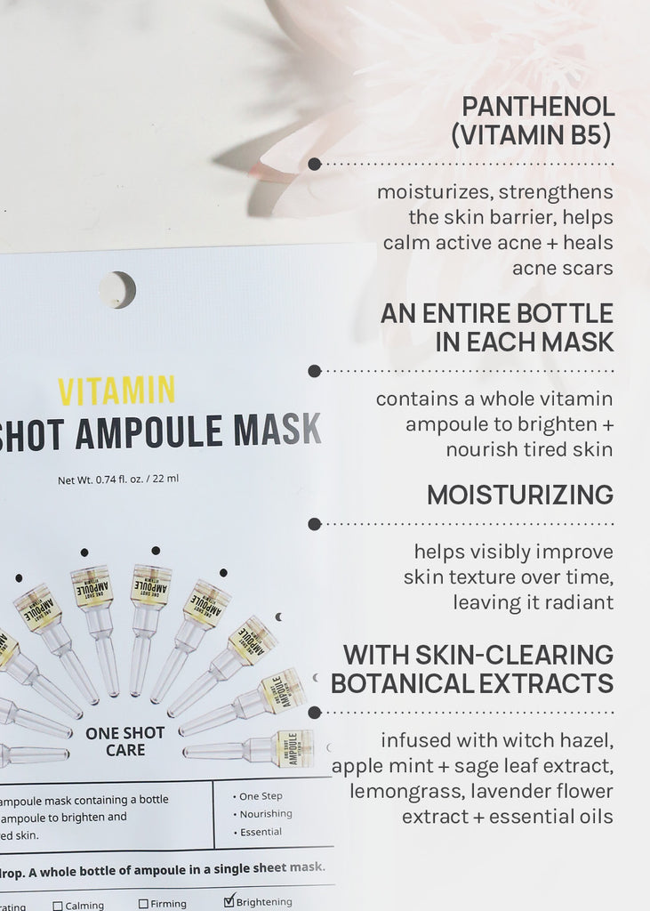 AOA Skin Vitamin One Shot Ampoule Mask Skincare - Shop Miss A