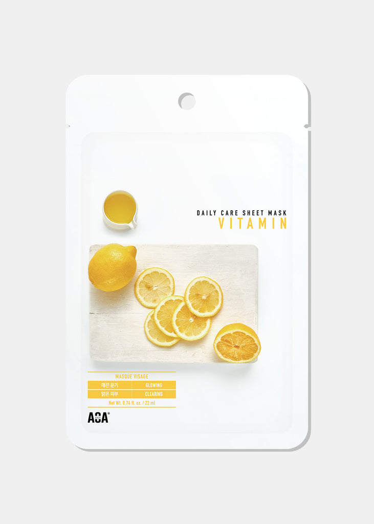 AOA Skin Vitamin Daily Care Sheet Mask Skincare - Shop Miss A