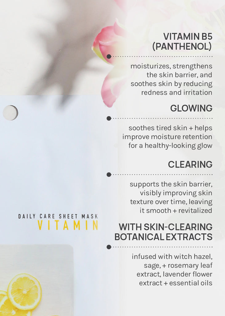 AOA Skin Vitamin Daily Care Sheet Mask Skincare - Shop Miss A