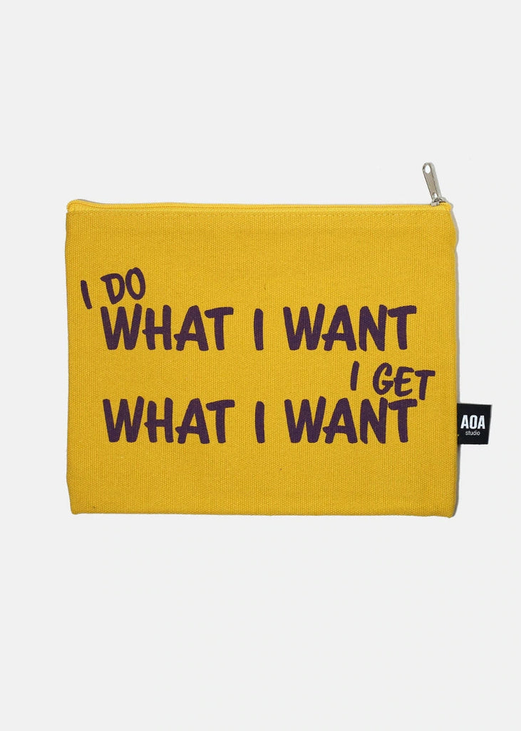 AOA Canvas Bag - What I Want  COSMETICS - Shop Miss A