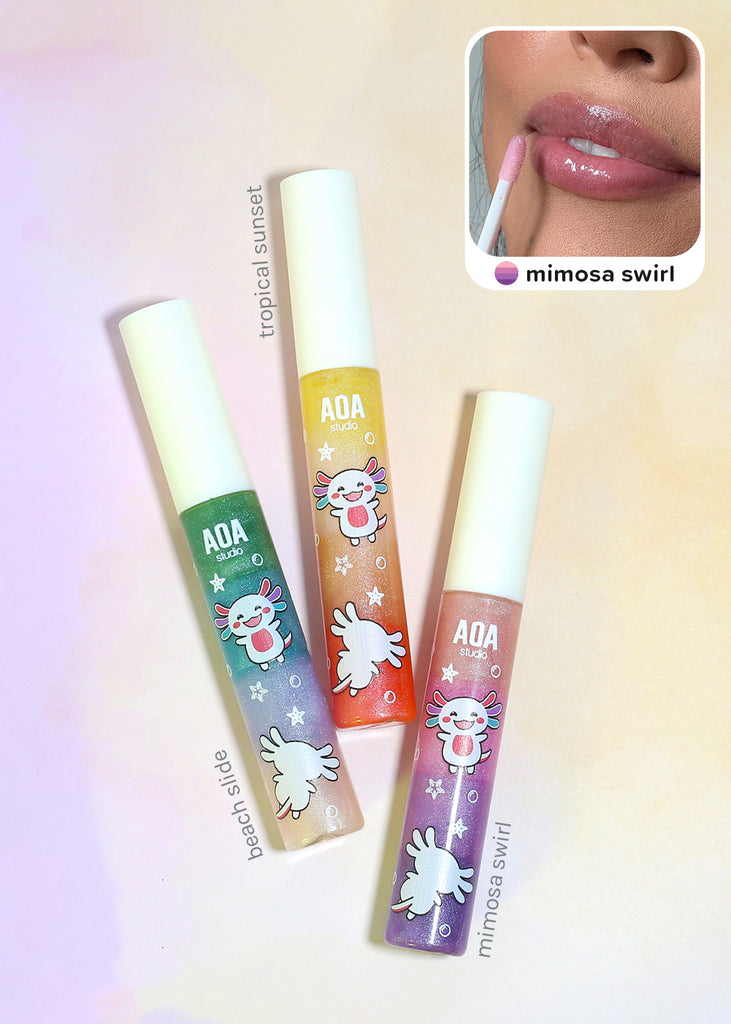 AOA Axel's Rainbow Paint Lip Gloss  COSMETICS - Shop Miss A