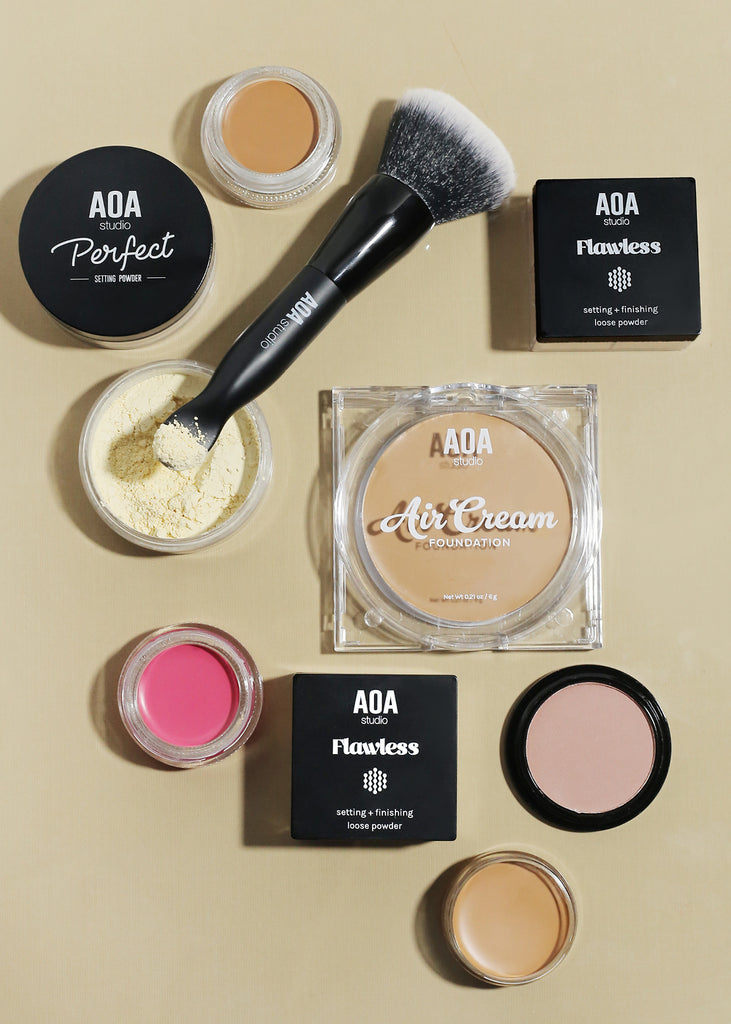 AOA Buffing Brush + Scoop  COSMETICS - Shop Miss A