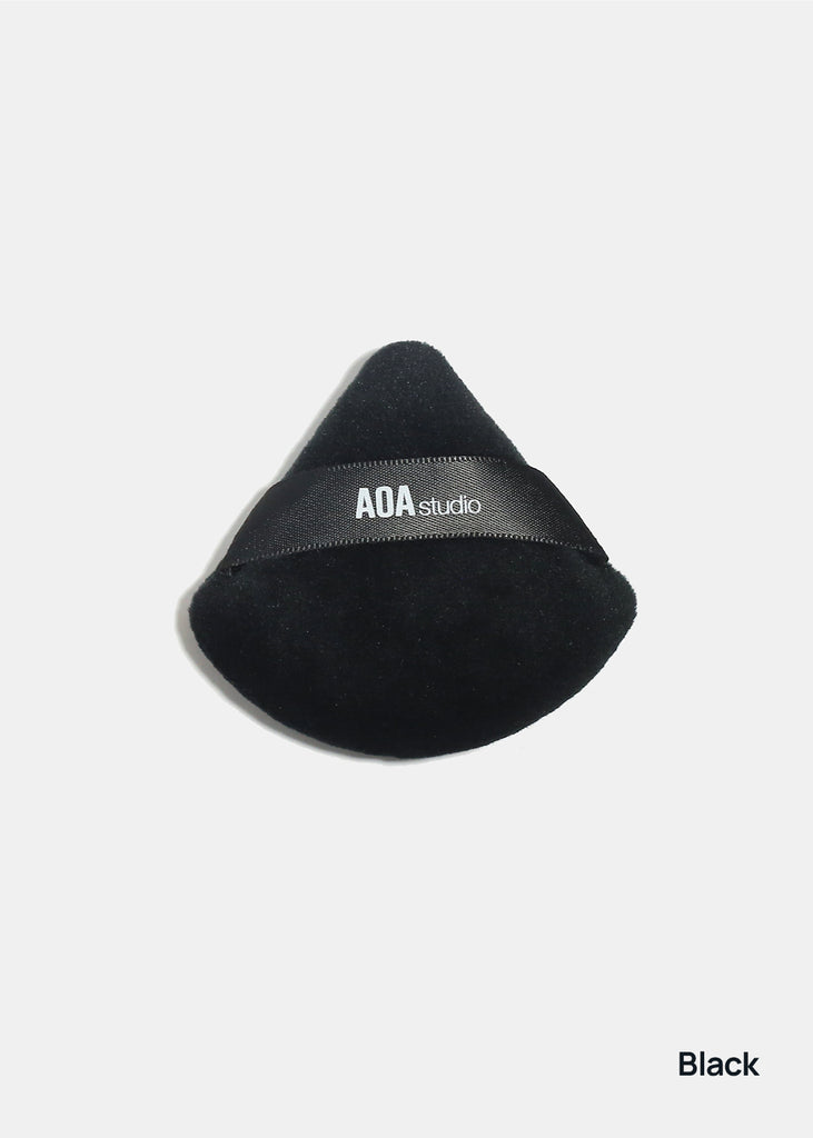AOA Velvet Puff - Triangle Black COSMETICS - Shop Miss A