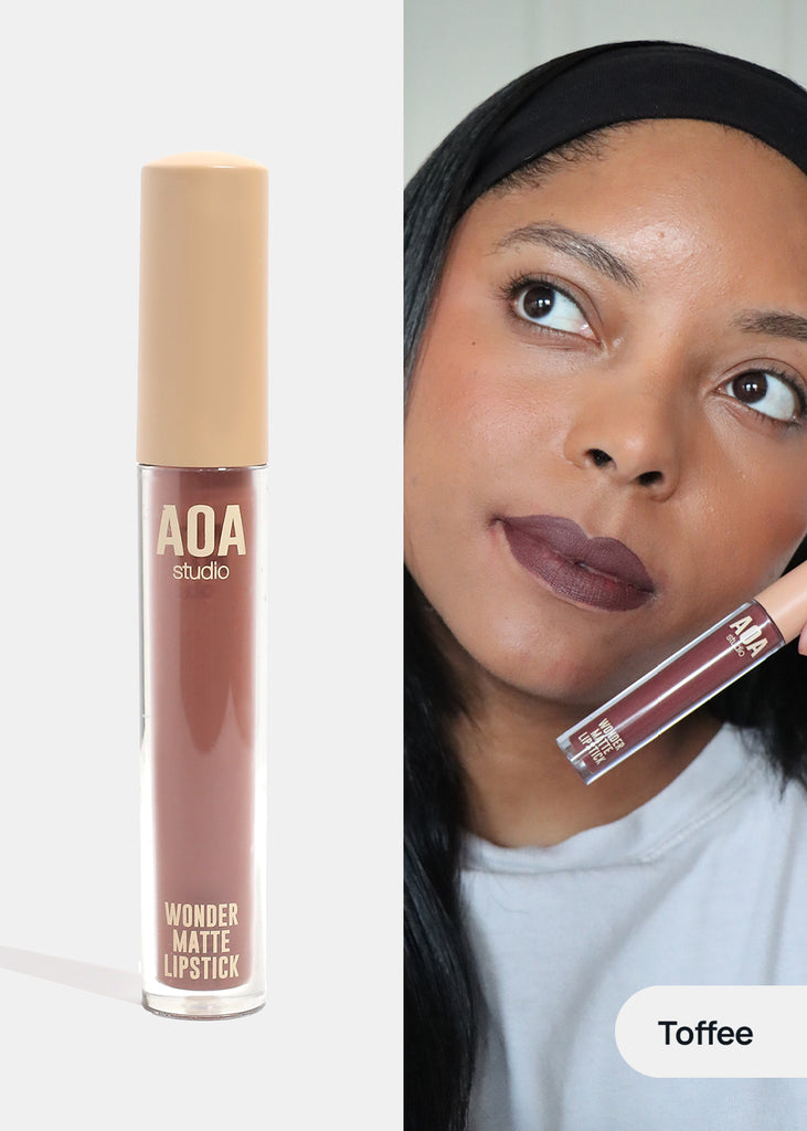 AOA Wonder Matte Liquid Lipsticks Toffee COSMETICS - Shop Miss A