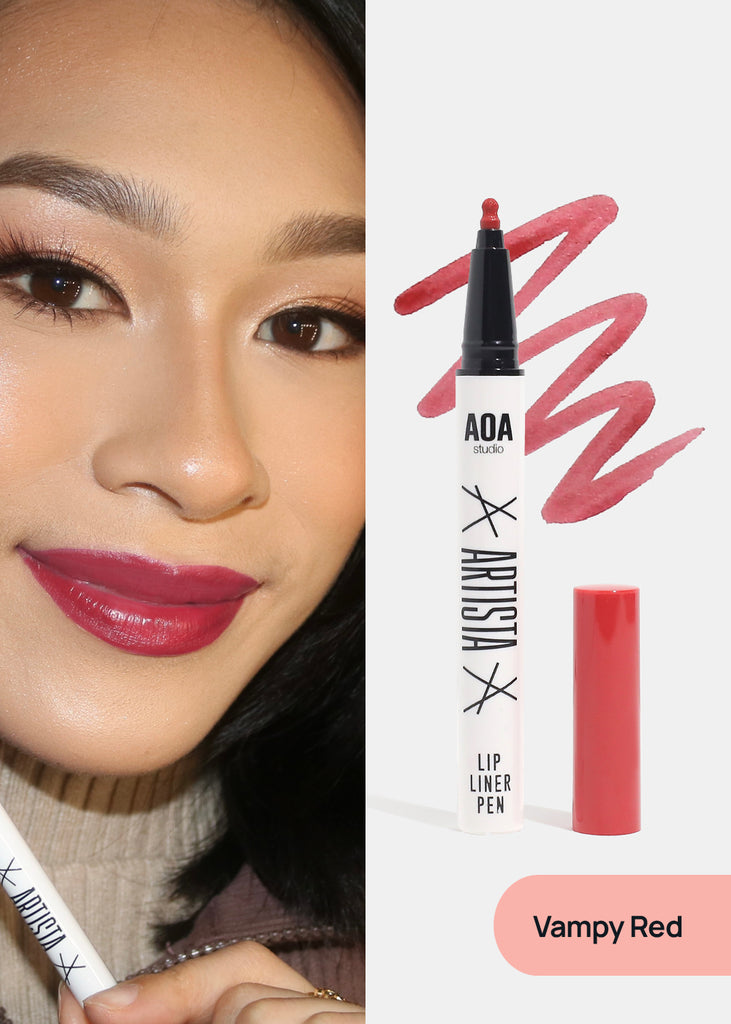 AOA Artista Liquid Lip Liner Vampy Red COSMETICS - Shop Miss A