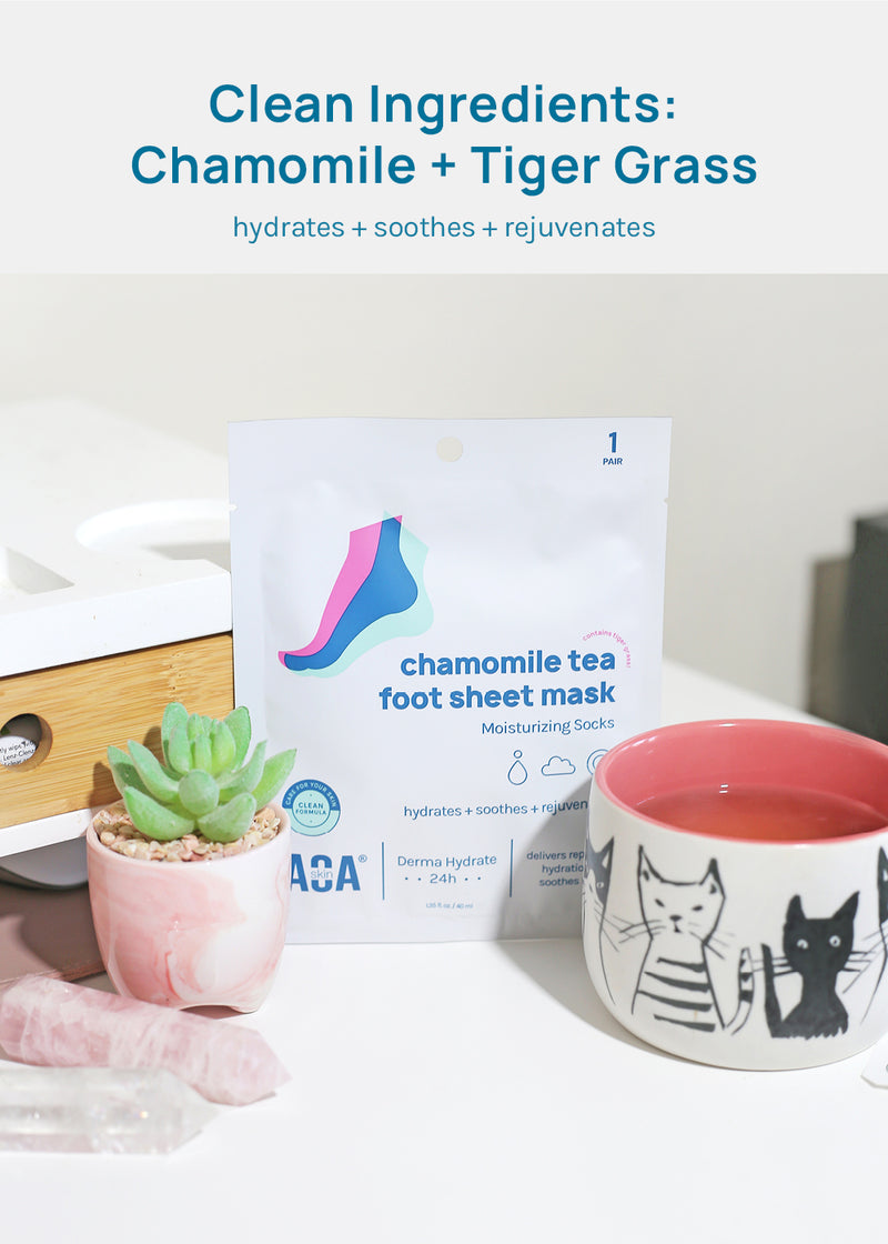 AOA Skin Chamomile Tea Foot Sheet Mask  COSMETICS - Shop Miss A