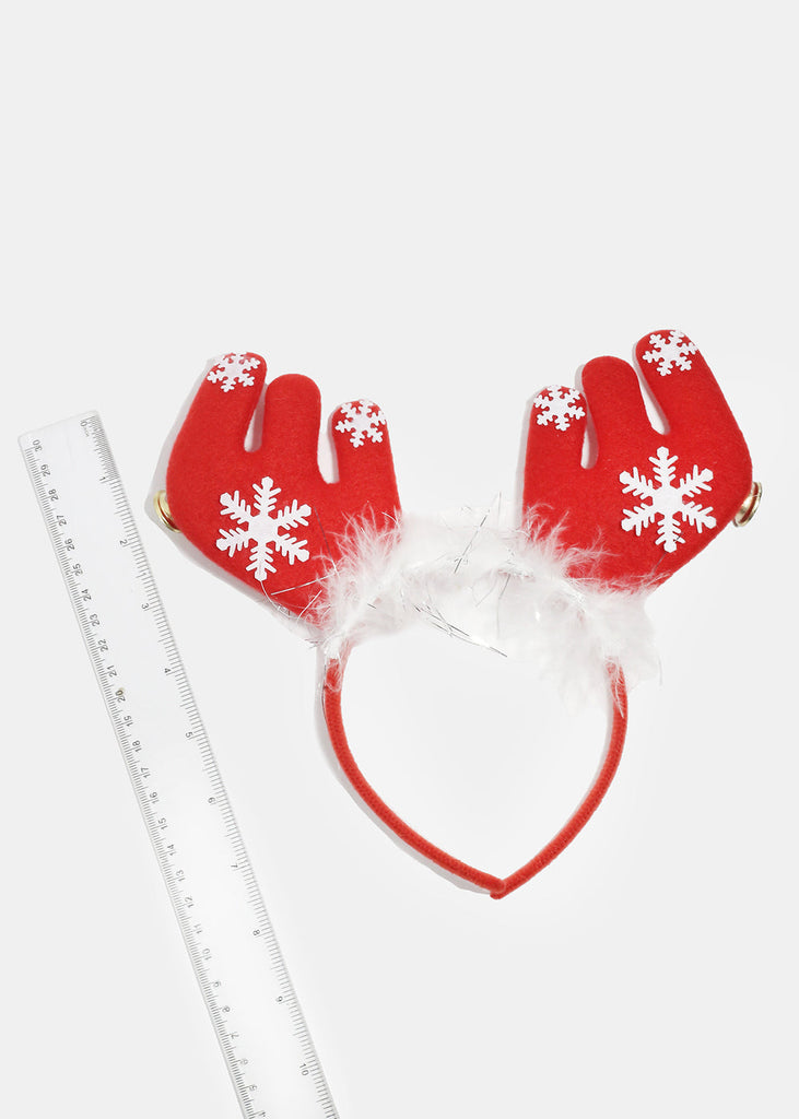 Miss A Christmas Headband - Red Snow  HAIR - Shop Miss A